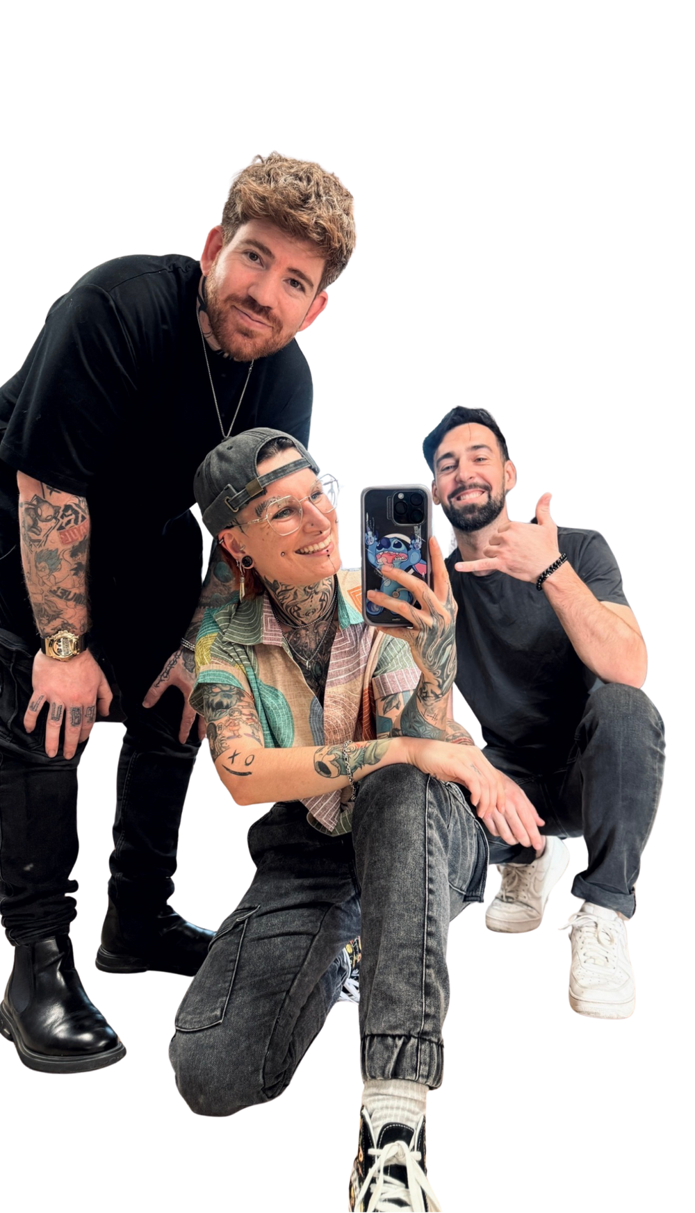 Maxime, Nouchka et Vallac, l’équipe de L’Artisterie
